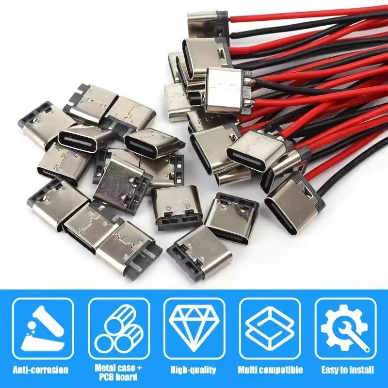5-20 Stück Typ-C 2-Pin Lötdrah – Usb C Cable Bewertung und Preis