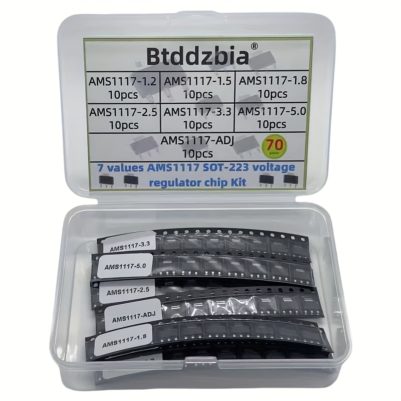 70-teiliges Kit Spannungsregle – Ams1117 Module Bewertung und Preis