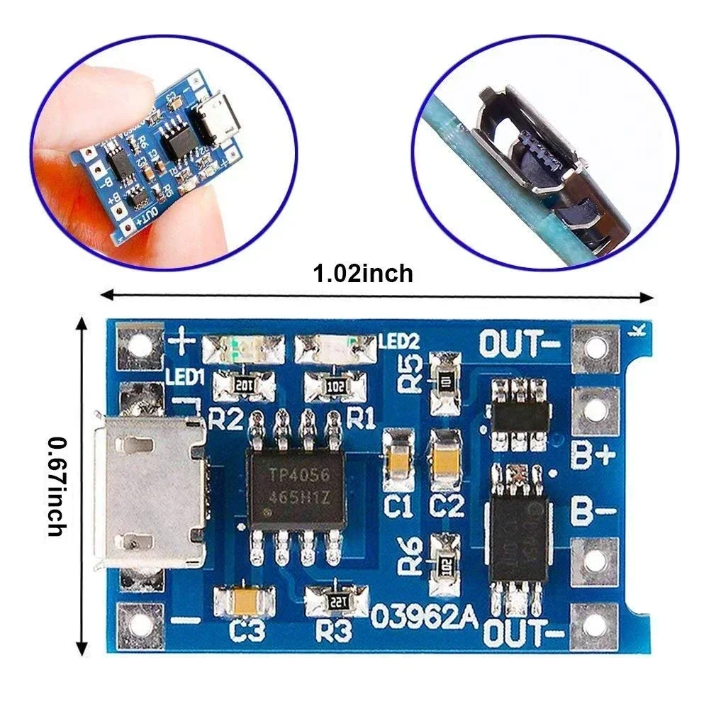 1-20 Stück Typ-C/Micro/Mini US – Tp4056 Module Bewertung und Preis