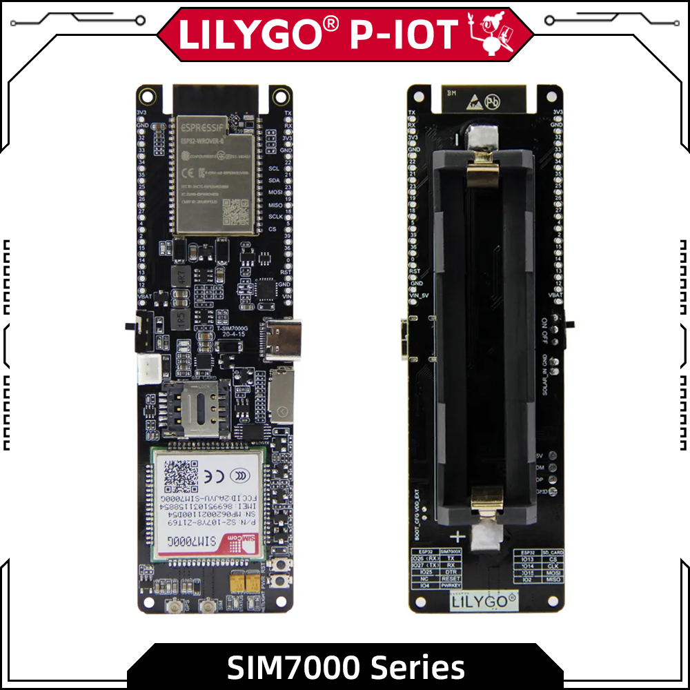 LILYGO® TTGO T-SIM7000G ESP32  – Esp32 Battery Holder Lipo Bewertung und Preis