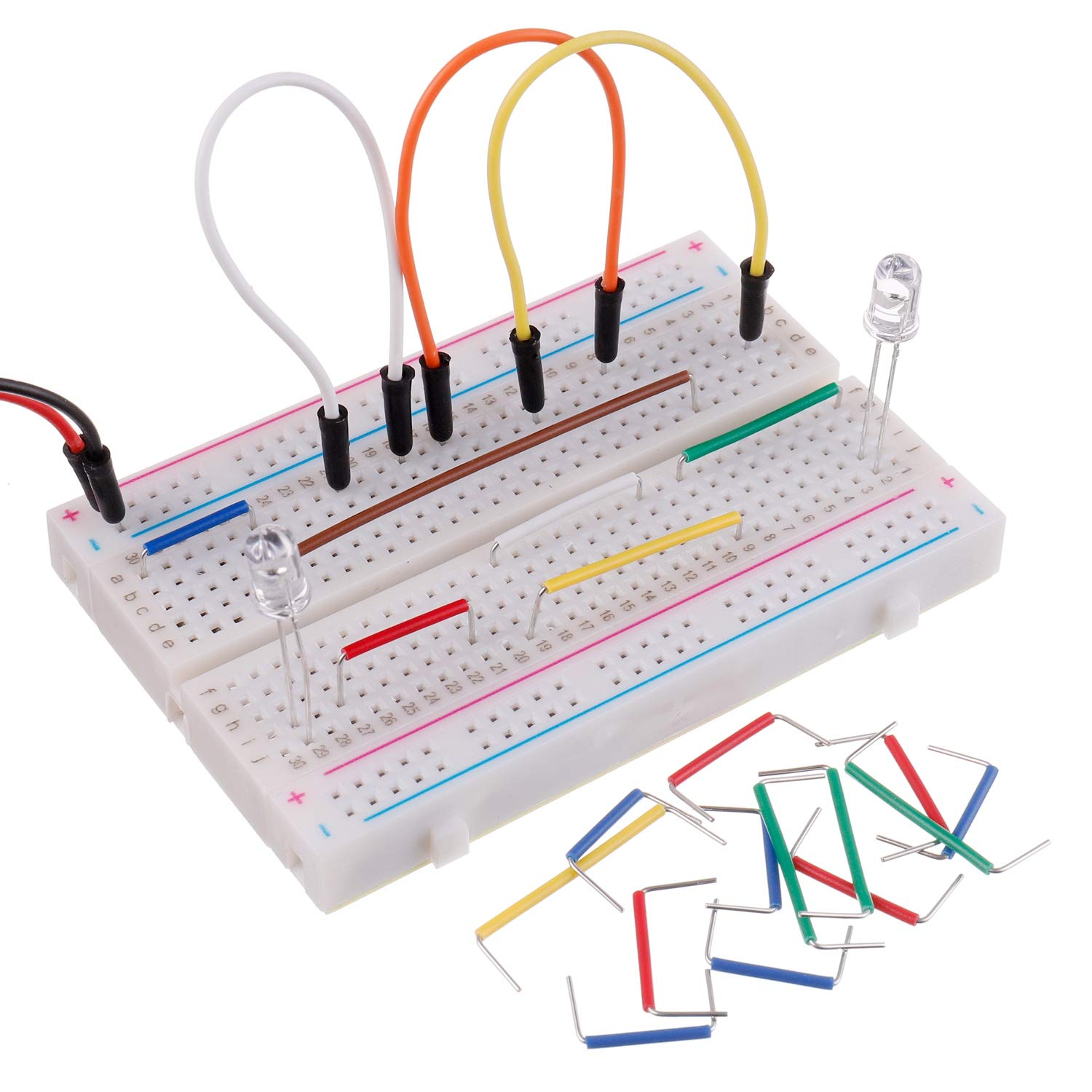 Steckbrett 400/830 Punkte Lötf – Breadboard 400 Point Bewertung und Preis
