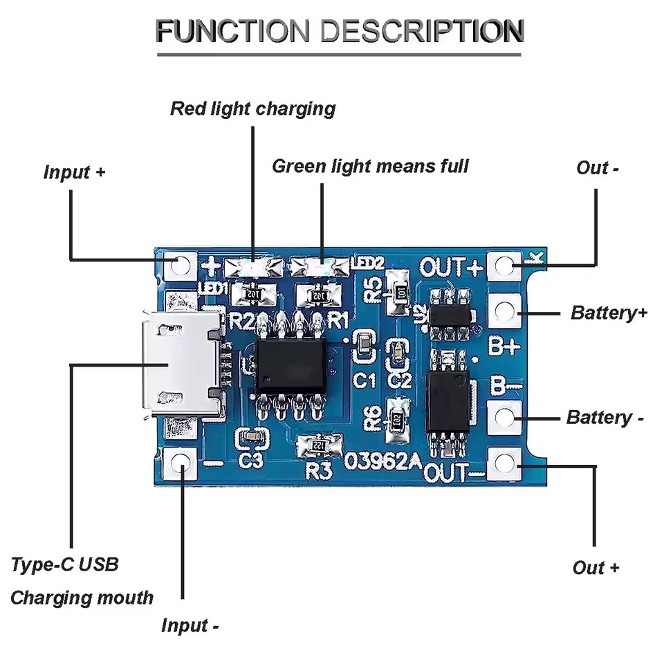 1-20 Stück Typ-C/Micro/Mini US – Tp4056 Module Bewertung und Preis
