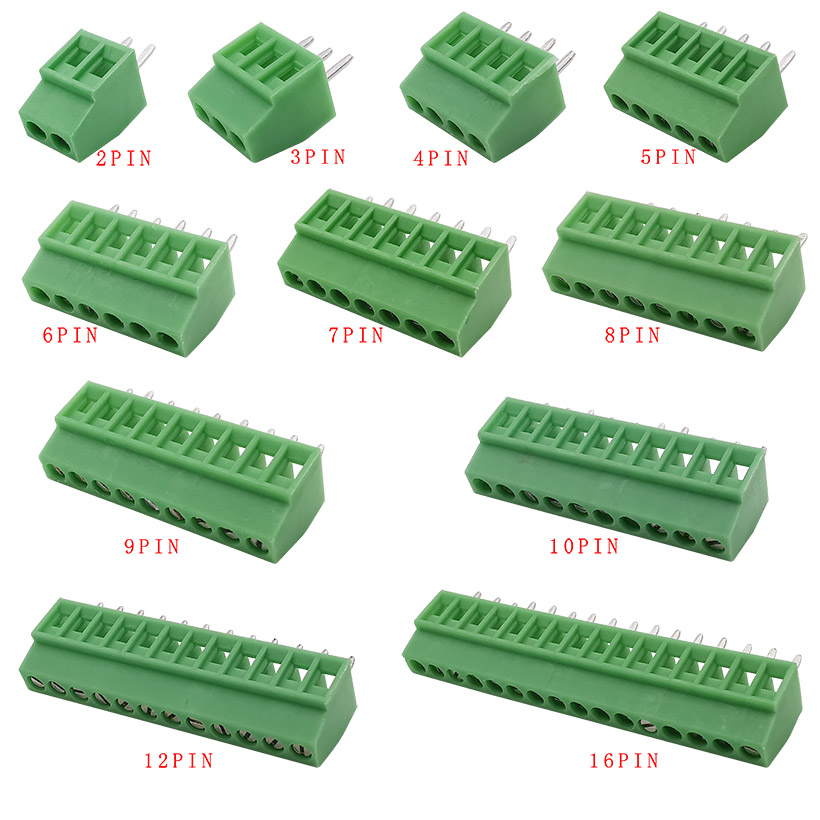 2,54 mm/0,1 Zoll Rastermaß PCB – Screw Terminal Block Bewertung und Preis