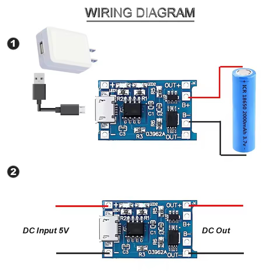 USB-Typ-C-Lademodule TP4056, 5 – Tp4056 Module Bewertung und Preis
